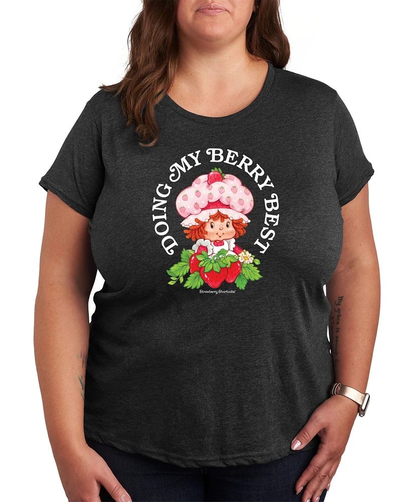 Hybrid Apparel Plus Strawberry Shortcake Berry Best Graphic Pullover T-shirt