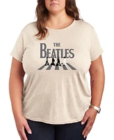 Hybrid Apparel Plus The Beatles Graphic Pullover T-shirt