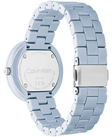 Calvin Klein Women's Ck Pure Blue Ceramic Bracelet Watch, 35mm