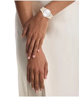 Calvin Klein Women's Ck Linear Elegance Two-Tone Stainless Steel Bracelet Watch