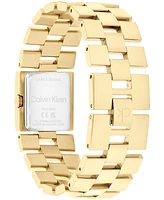 Calvin Klein Women's Ck Meridian Gold Tone Stainless Steel Bracelet Watch, 22mm