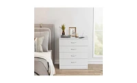 Slickblue 4-Drawer Nightstand Dresser for Stylish and Functional Bedroom Storage