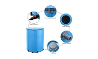 Slickblue Compact Folding Rain Barrel Water Collector for Efficient and Space-Saving Water Harvesting