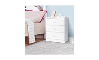 Slickblue Modern Simple 3-Drawer Dresser for Sleek and Functional Bedroom Storage