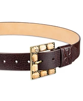 Sam Edelman Stone Embellished Buckle Belt
