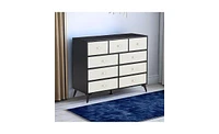 Slickblue 9-Drawer Cabinet Dresser for Ample Storage and Organized Bedroom Solutions