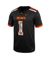 Nike Men's 1 Anthracite Oregon State Beavers Untouchable Replica Football Jersey