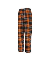 Concepts Sport Men's Black/Orange Cincinnati Bengals Vector T-Shirt Flannel Pants Sleep Set