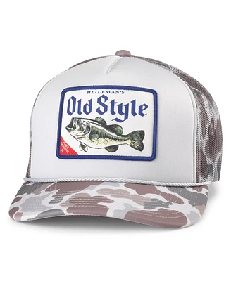 American Needle Men's Gray/Camo Old Style Mallard Foamy Snapback Hat