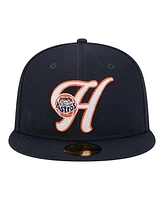 New Era Men's Navy Houston Astros Duo Logo 2.0 59FIFTY Fitted Hat