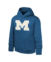 Outerstuff Big Boys and Girls Navy Michigan Wolverines Team Banner Fleece Pullover Hoodie