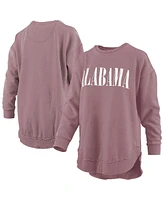 Pressbox Women's Pink Alabama Crimson Tide Poncho Fleece Pullover Sweatshirt