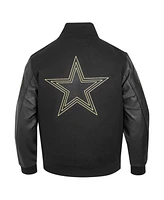 Pro Standard Men's Black Dallas Cowboys Full-Zip Varsity Jacket