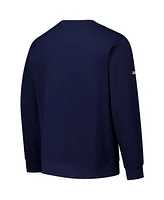 Stitches Men's Navy Cleveland Guardians Pullover Sweatshirt