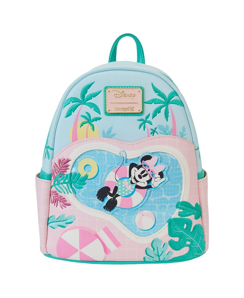 Loungefly Minnie Mouse Vacation Style Mini Backpack