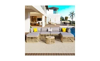 Slickblue 7-Piece Outdoor Patio Furniture Set for Stylish and Comfortable Outdoor Relaxation