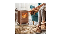 Slickblue Portable Electric Fireplace Heater for Cozy and Stylish Interiors