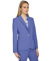 Calvin Klein Women's One-Button Blazer