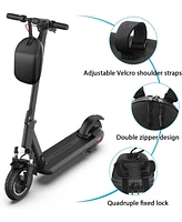 Gyroshoes Scooter Handlebar Bag for Electric Scooter Adult, Front Hanging Bag Large Capacity Durable Eva Waterproof Bike Bag Front Storage Bag Electri