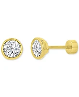 Cubic Zirconia Stud Earrings (1-1/2 ct. t.w.) in 14k Gold-Plated Sterling Silver