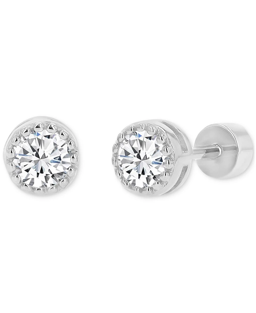 Cubic Zirconia Stud Earrings (3/8 ct. t.w.) 14k Gold-Plated Sterling Silver