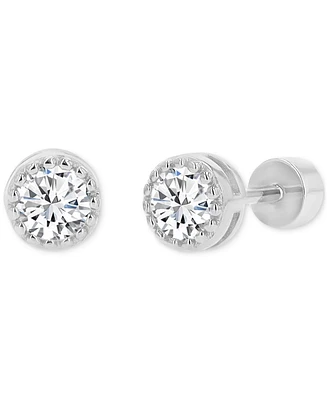 Cubic Zirconia Stud Earrings (3/8 ct. t.w.) 14k Gold-Plated Sterling Silver