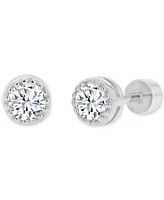 Cubic Zirconia Stud Earrings (3/8 ct. t.w.) 14k Gold-Plated Sterling Silver