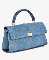 On 34th Kristt Small Denim Top Handle Crossbody, Exclusively at Macy's