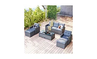 Slickblue Outdoor Dining Conversation Set for Stylish and Comfortable Gatherings