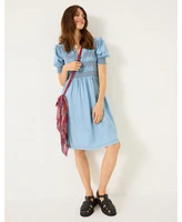 FatFace Women's Juniper Denim Dress