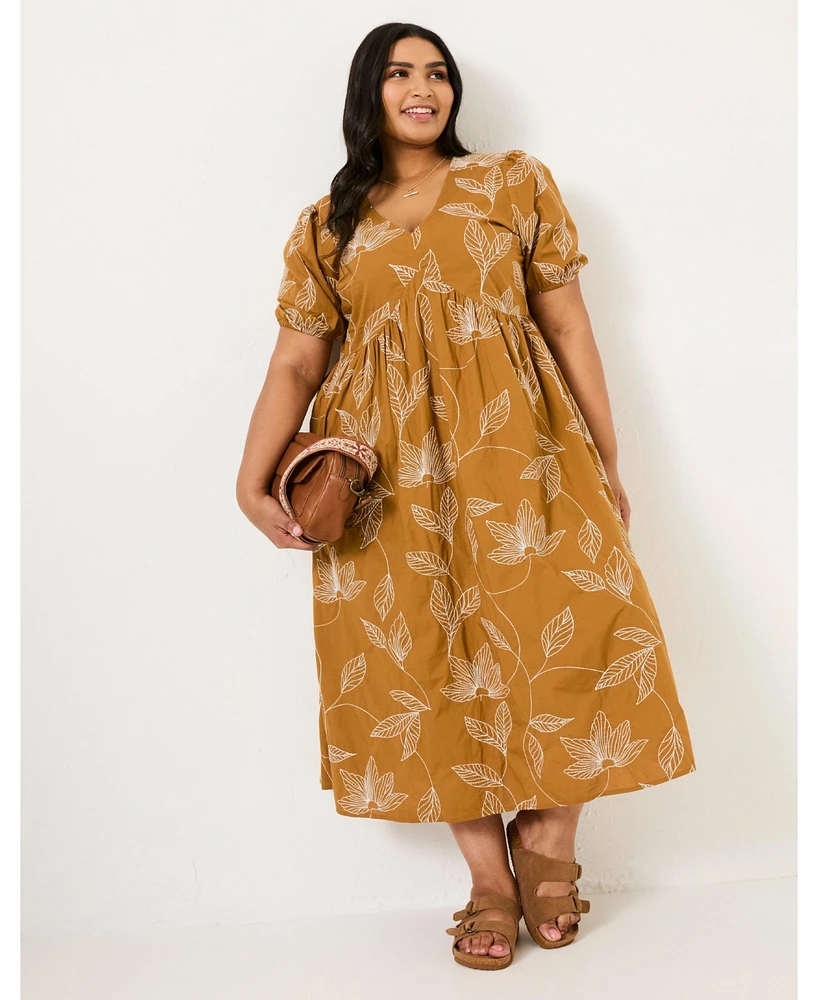 FatFace Plus Remi Detail Midi Dress