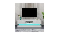 Slickblue Modern Tv Stand with Led Lights for Stylish and Functional Living Room Decor