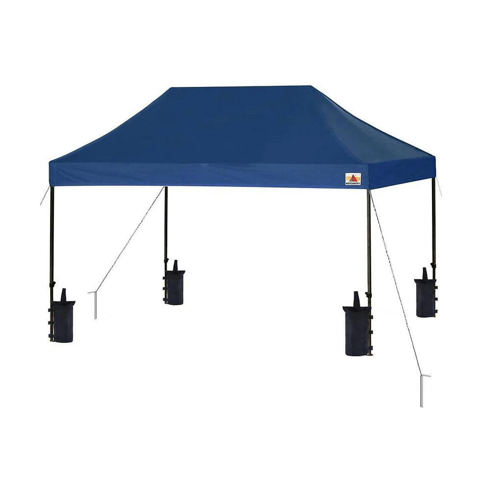 SereneLife 10 x 15 Ft. Pop Up Tent Commercial Instant Shelter, Navy Blue