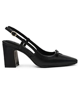 Anne Klein Women's Aniston Slingback Block Heel Pumps