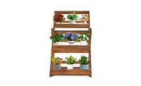 Slickblue 3-Tier Plant Stand for Stylish and Organized Indoor or Outdoor Plant Display