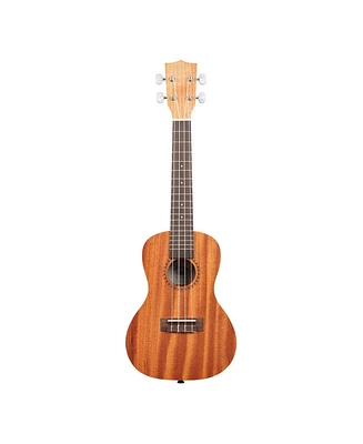 Kala Ka-15C Satin Mahogany 4-String 18-Frets Concert Ukulele (Brown)