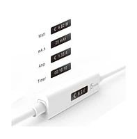 j5create Usb-c 2.0 to Usb-c Cable with Oled Dynamic Power Meter, 4ft