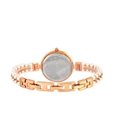 Danecraft Women's 18K Fine Rosegold Plated Analog Watch