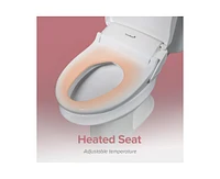 SmartBidet Sb-1200ER Advanced Electric Bidet Seat for Elongated Toilets with Remote Control