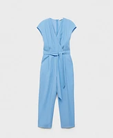 Mango Women's Belt Wrap Jumpsuit