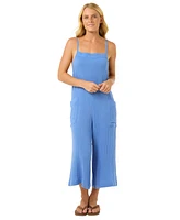 Rip Curl Juniors' Crinkled Premium Cropped Surf Jumpsuit
