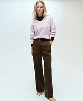 Mango Women's V-Neck Knit Sweater