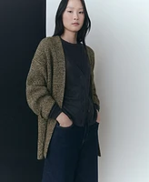 Mango Women's Oversize Knit Cardigan