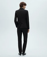 Mango Women's Straight Suit Pants