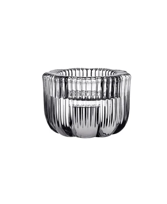 Villeroy & Boch Fleur Glass 1.77" Votive and Taper Candleholder