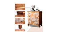 Slickblue 4-Drawer Chest – Stylish and Spacious Storage