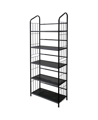 Slickblue 5-Tier Bookcase Storage Shelves Rack for Home or Office Organization