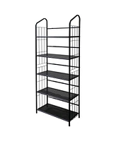 Slickblue 5-Tier Bookcase Storage Shelves Rack for Home or Office Organization