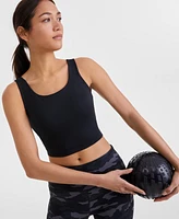 Id Ideology Women's Compression Cropped Tank Top, Exclusively at Macy's