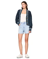 Tommy Jeans Women's Denim High-Rise Mom Shorts